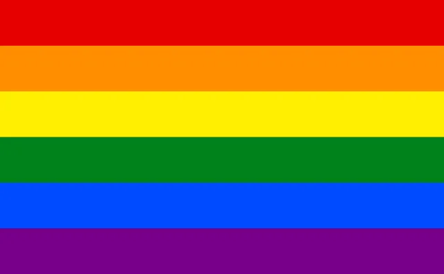 Rainbow pride flag